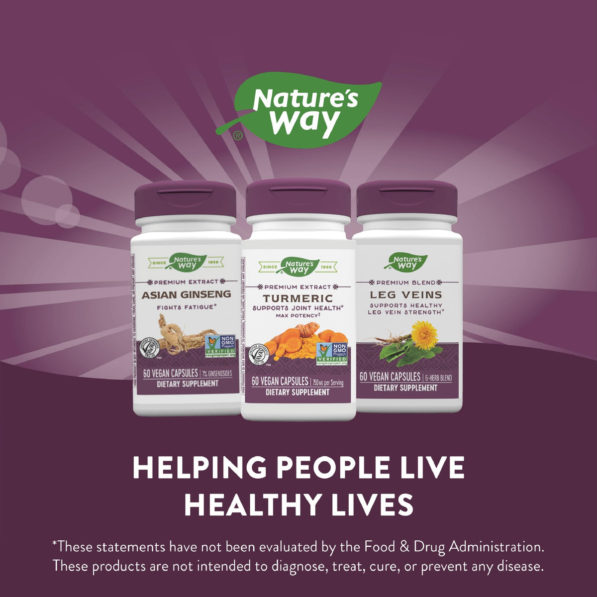 Nature's Way Curcuma Max Potence, informations nutritionnelles sur l'emballage