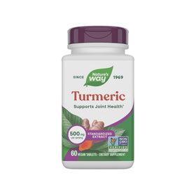 Nature's Way Curcuma Premium Extrait 60 comprimés vue avant