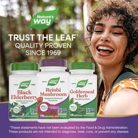 Nature's Way Extrait de Champignon Reishi avec une dose de capsules