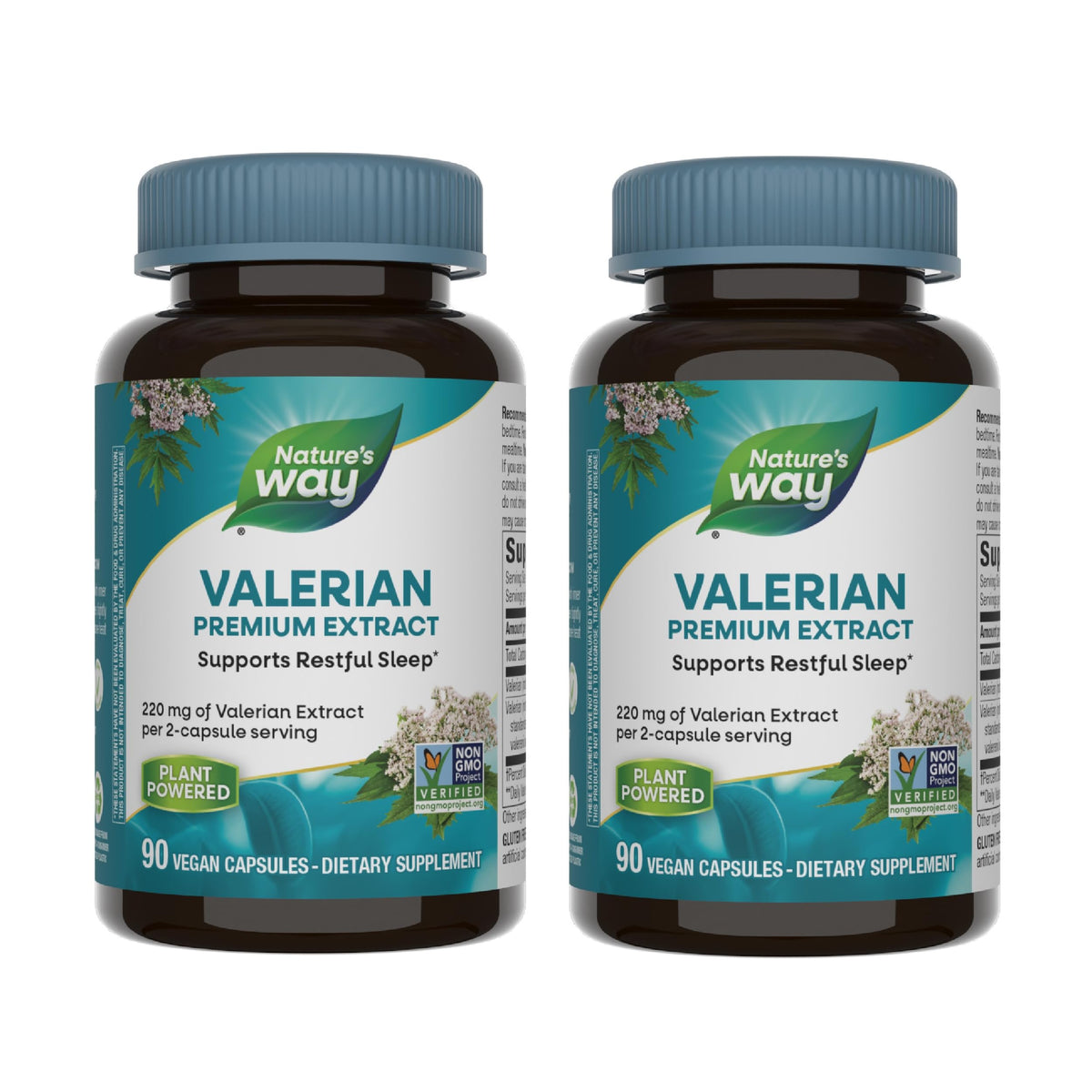 Nature's Way Extrait de Valériane 220 mg - devant de l'emballage