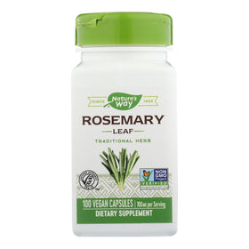 Nature's Way Feuilles de Romarin 100 Capsules - Vue avant