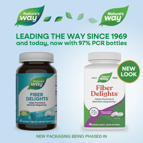 Nature's Way Fiber Delights comprimés à mâcher goût vanille