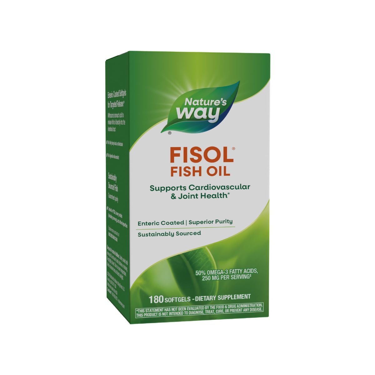 Nature's Way Fisol Huile de Poisson gélules front view