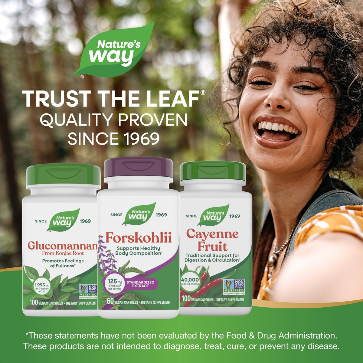 Nature's Way Forskohlii capsules 125 mg lifestyle shot