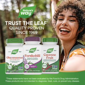 Nature's Way Forskohlii capsules 125 mg lifestyle shot