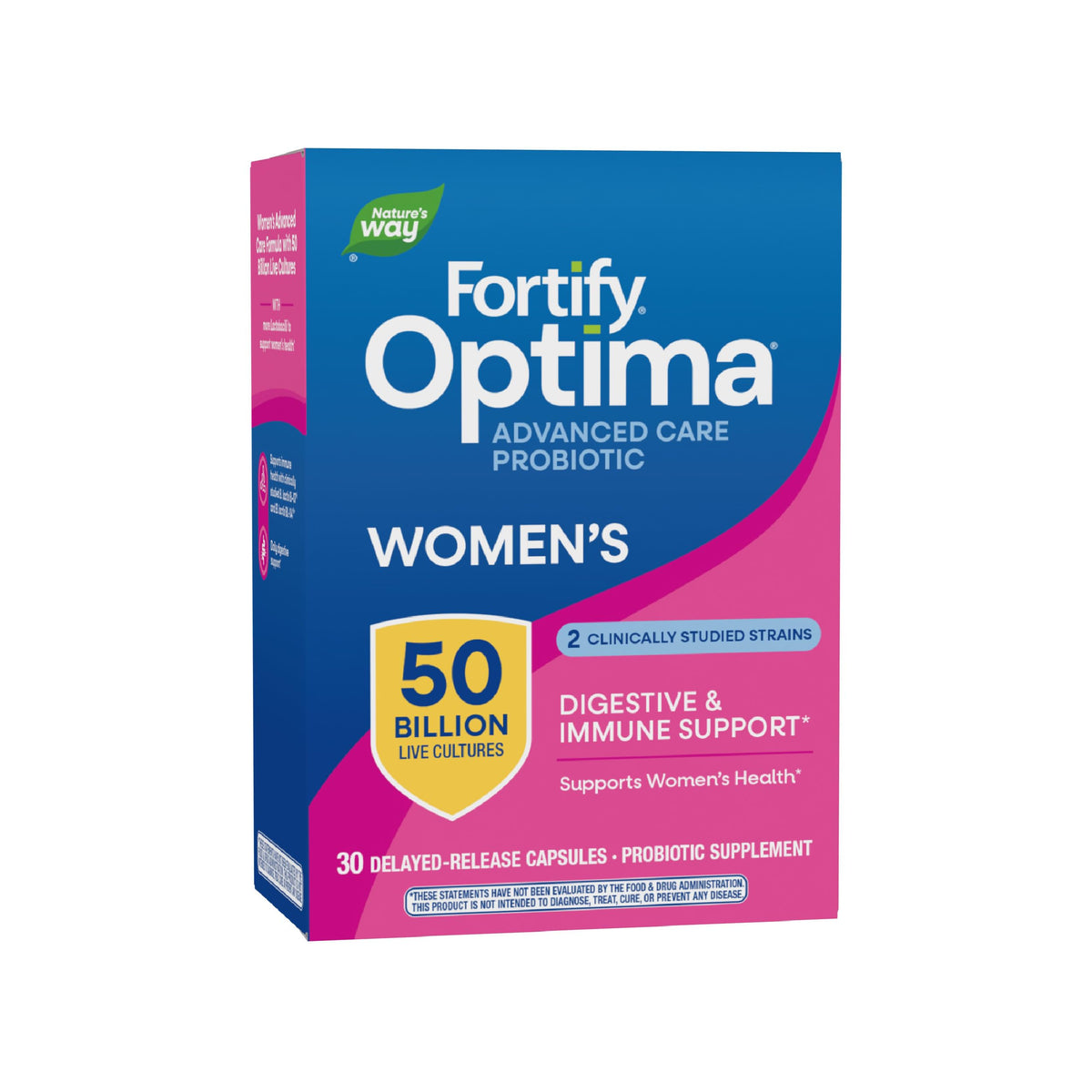 Nature's Way Fortify Optima Probiotique Femme 30 capsules vue avant