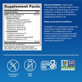 Nature's Way Fortify Pré+Probiotique 30 Milliards capsules sur table