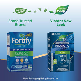 Nature's Way Fortify Probiotique Extra Fort 50 Milliards - capsules en vue