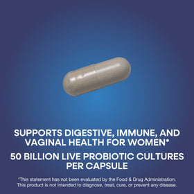 Nature's Way Fortify Probiotique Femme 50B CFU 30 capsules côté