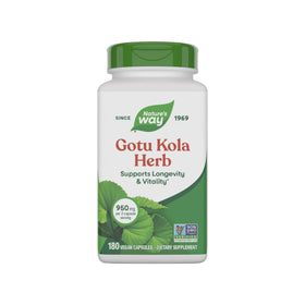 Nature's Way Gotu Kola 180 capsules, vue de l'avant