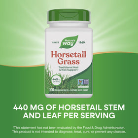 Nature's Way Horsetail Grass 440mg avec des ingrédients naturels