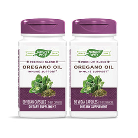 Nature's Way huile d'origan 60 capsules végétariennes vue de face