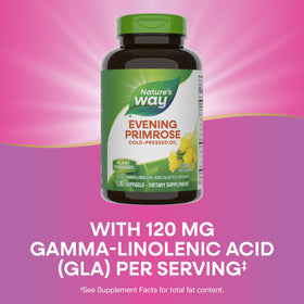 Nature's Way Huile de Bourrache 120 Capsules Molles vue arrière