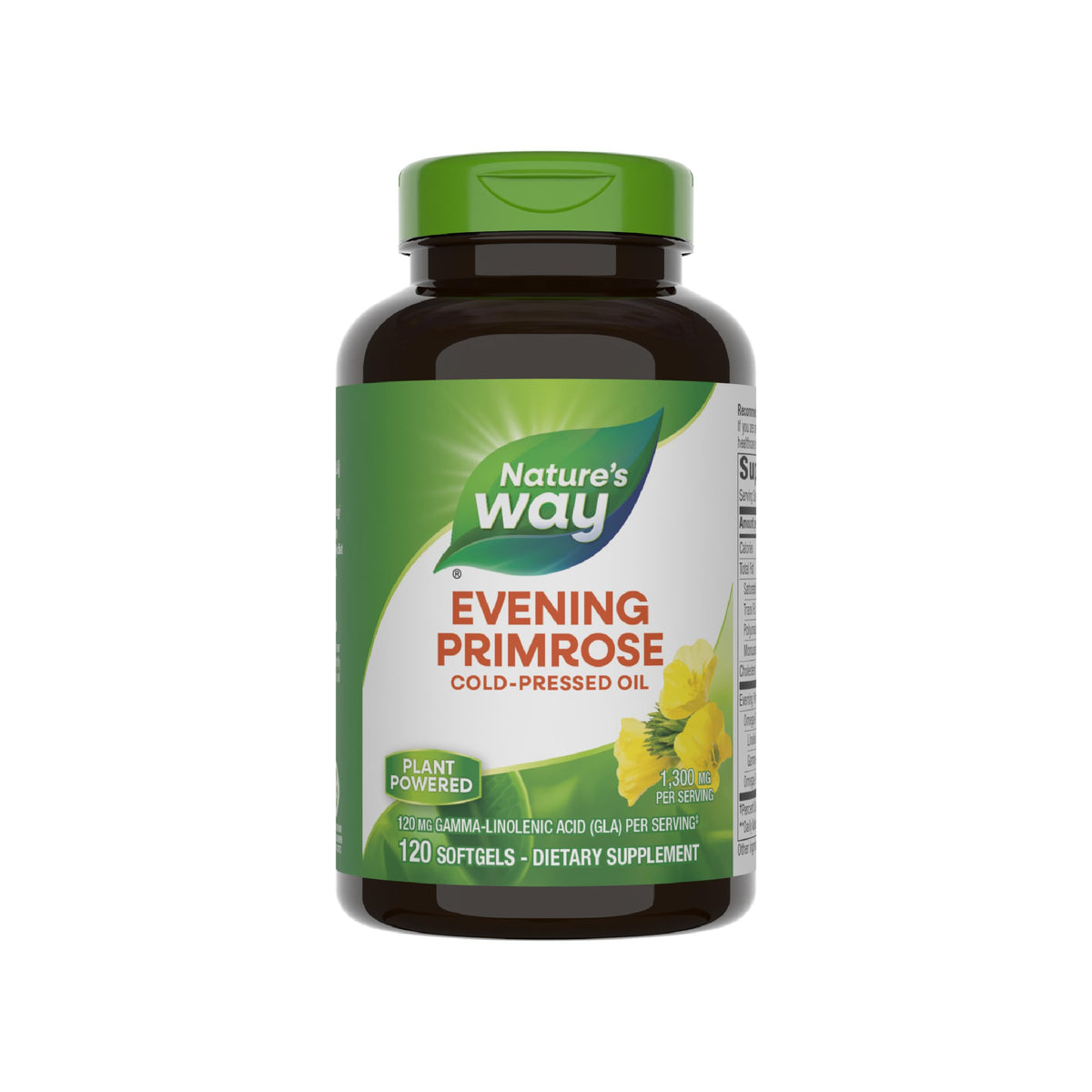 Nature's Way Huile de Bourrache 120 Capsules Molles vue de face