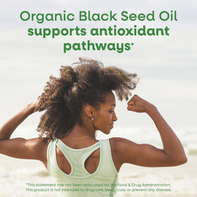 Nature's Way Huile de Graines Noires Biologique cuillère dosage