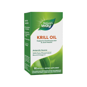 Nature's Way Huile de Krill 60 Gélules avec emballage avant
