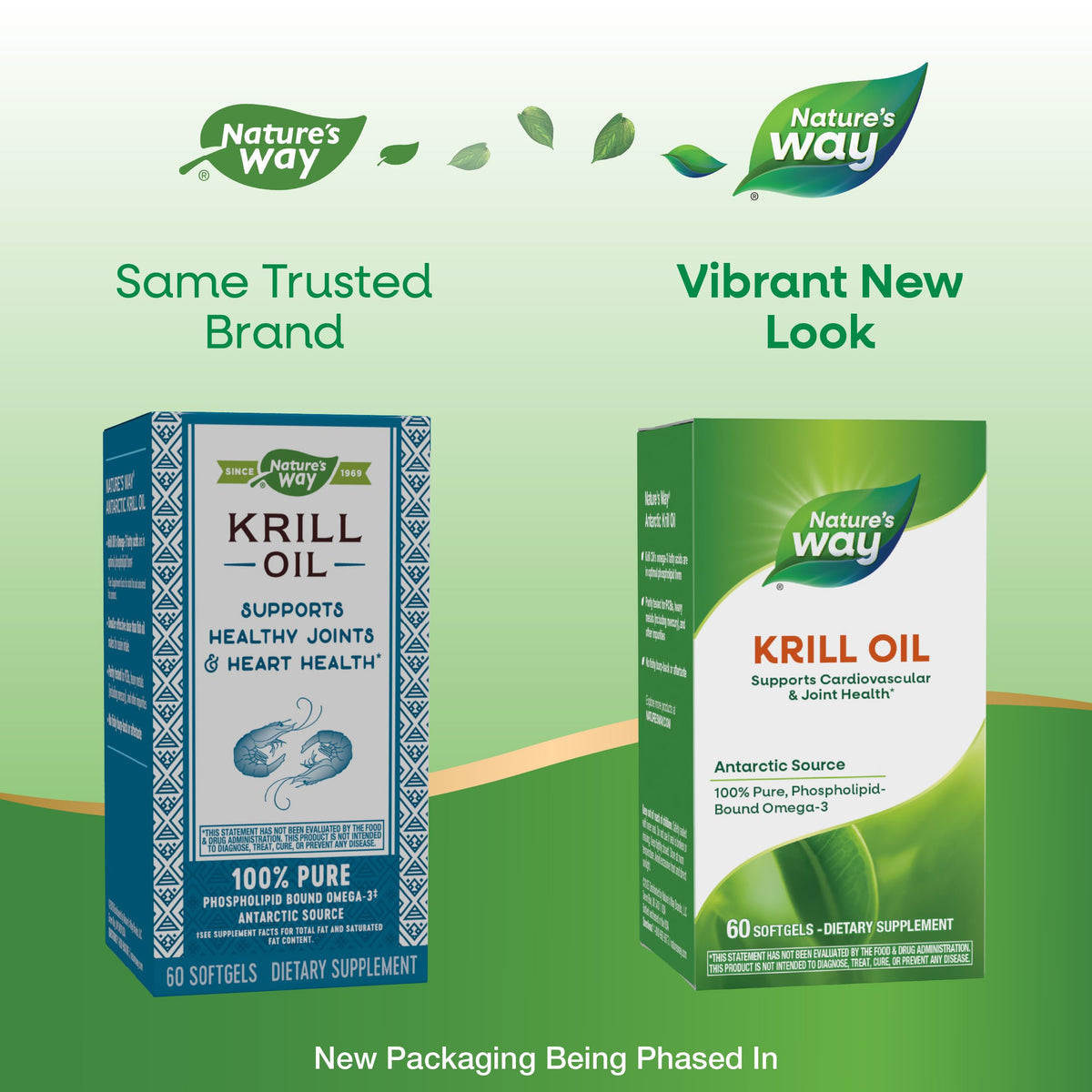 Nature's Way Huile de Krill 60 Gélules vue latérale