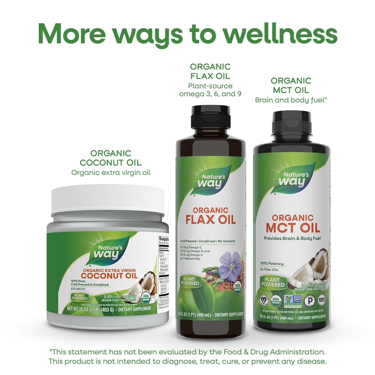 Nature's Way Huile de Lin Bio Super Lignan avec ingrédients naturels