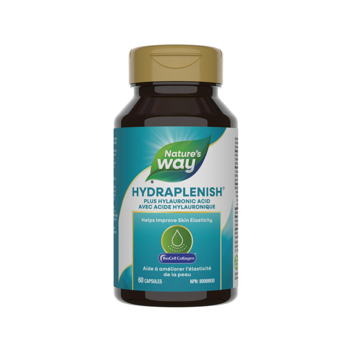 Nature's Way Hydraplenish capsules BioCell Collagen vue de face