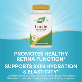 Nature's Way Lutein 20 mg gélules close-up