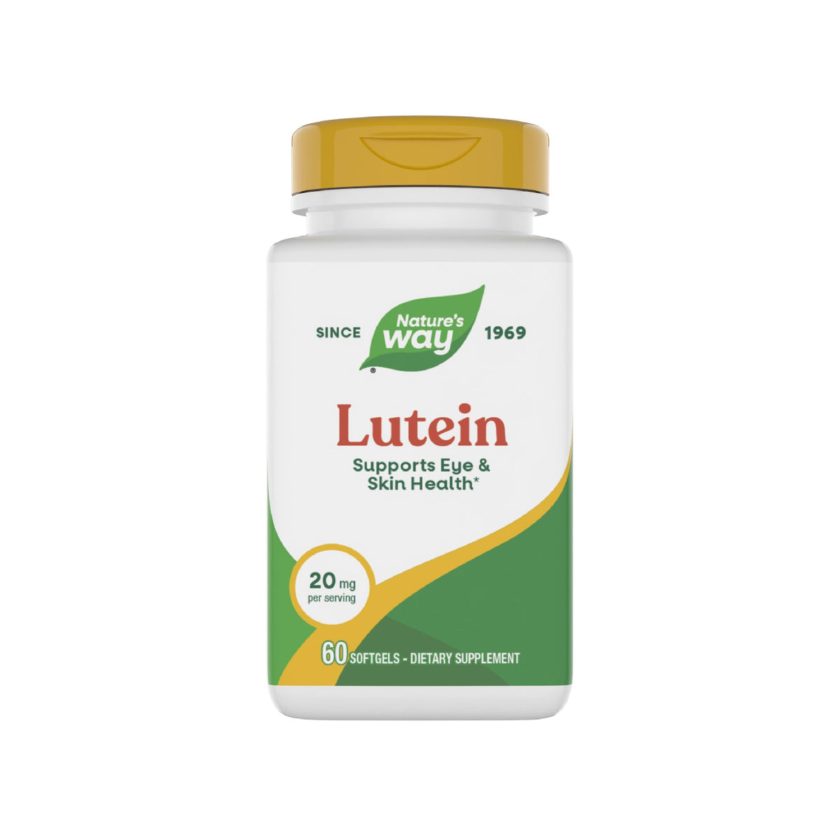 Nature's Way Lutein 20 mg gélules front view