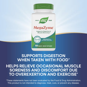 Nature's Way Mega-Zyme, emballage avec logo et informations