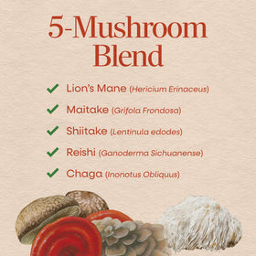 Nature's Way Mélange de 5 Champignons emballage