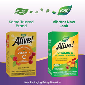 Nature's Way Mélange de Poudre de Vitamine C 181g avec cuillère