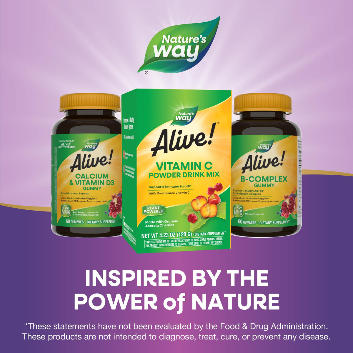 Nature's Way Mélange de Poudre de Vitamine C 181g en usage