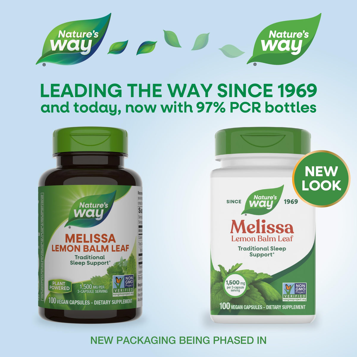 Nature's Way Melissa Balm Citron 1500 mg gélules arrière