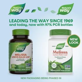 Nature's Way Melissa Balm Citron 1500 mg gélules arrière