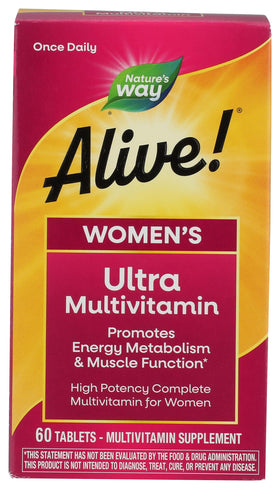 Nature's Way Multivitamin Femme 60 comprimés, vue de face
