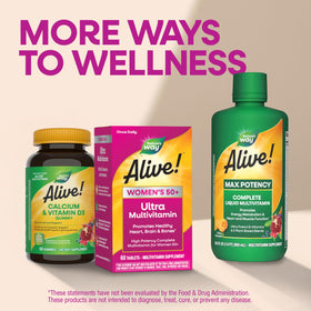 Nature's Way Multivitamine Femme 50+ sur un bureau