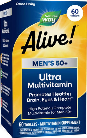 Nature's Way Multivitamine Ultra Potente 50+ 60 comprimés, vue avant
