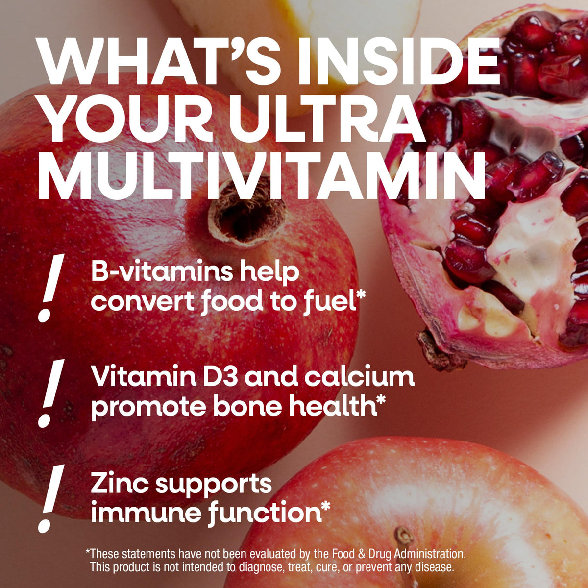 Nature's Way Multivitamine Ultra Potente 50+ avec un verre d'eau