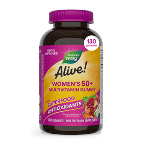 Nature's Way Multivitamines Femmes 50+ Gummies Baies Mélangées vue de face