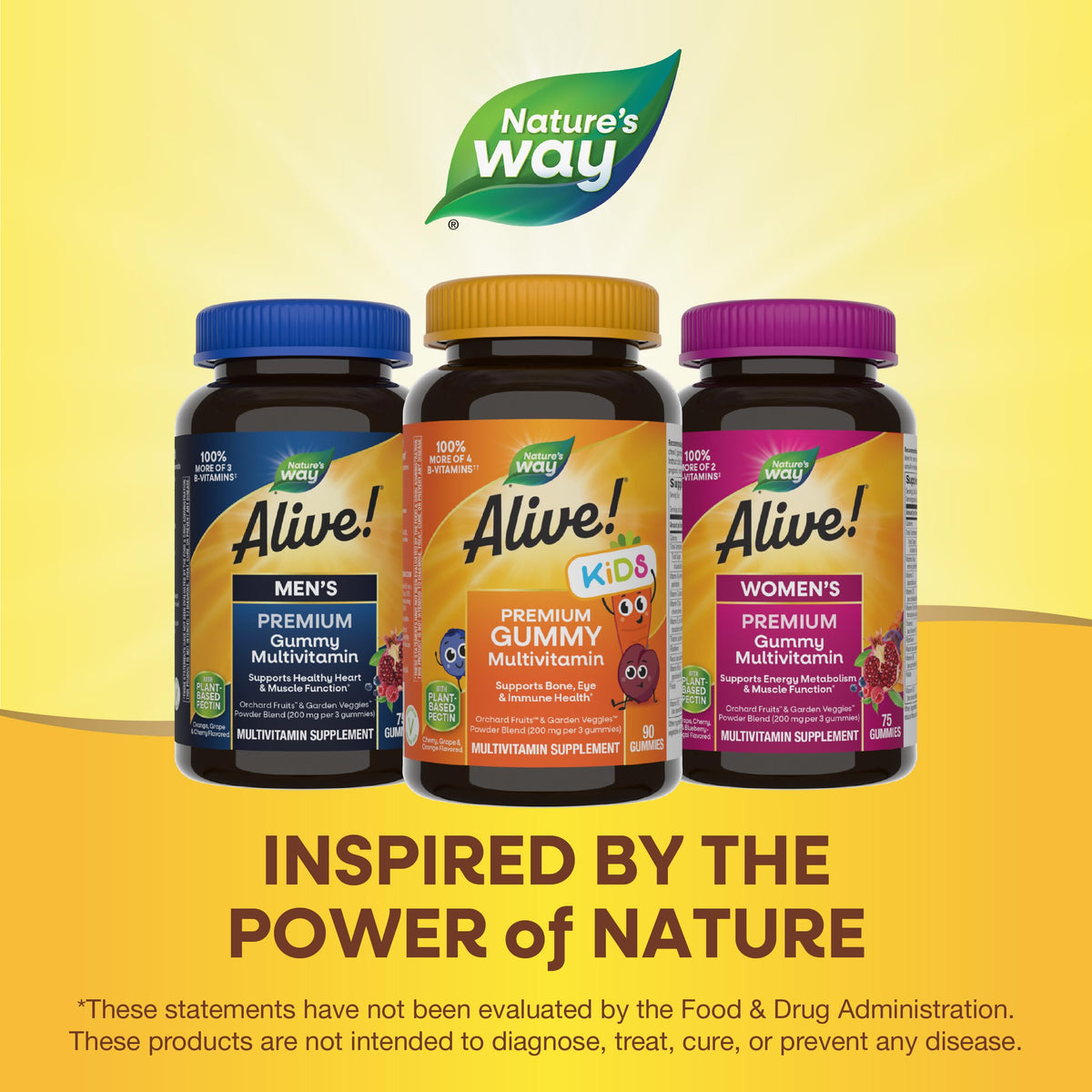 Nature's Way Multivitamines Gélifiées Premium Enfants - dosage recommandé