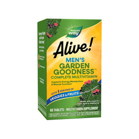 Nature's Way Multivitamines pour Hommes Garden Goodness 60 comprimés vue de face