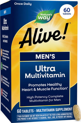 Nature's Way Multivitamines Ultra Potency Homme 60 comprimés vue de face