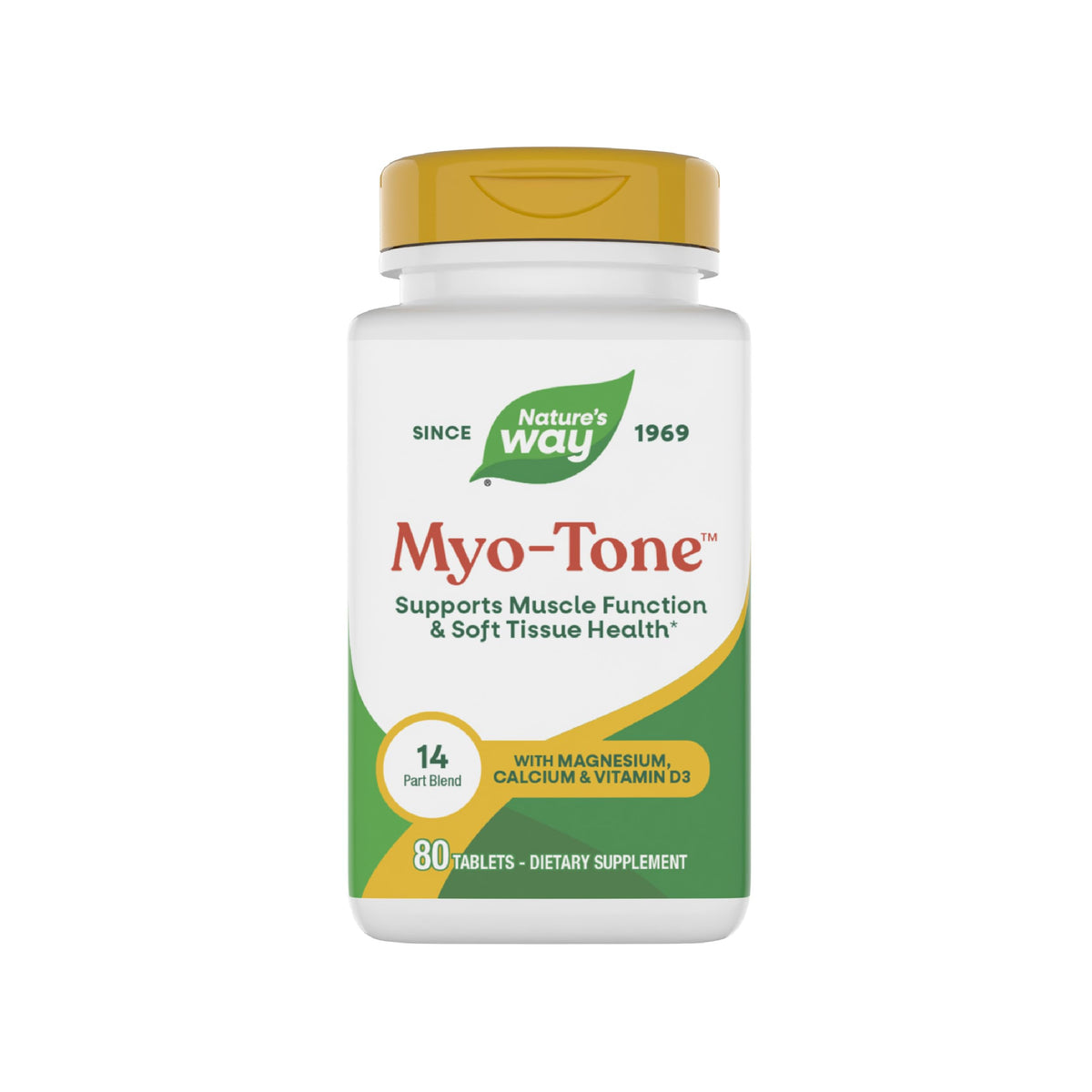 Nature's Way Myo-Tone 80 comprimés vue avant avec étiquette