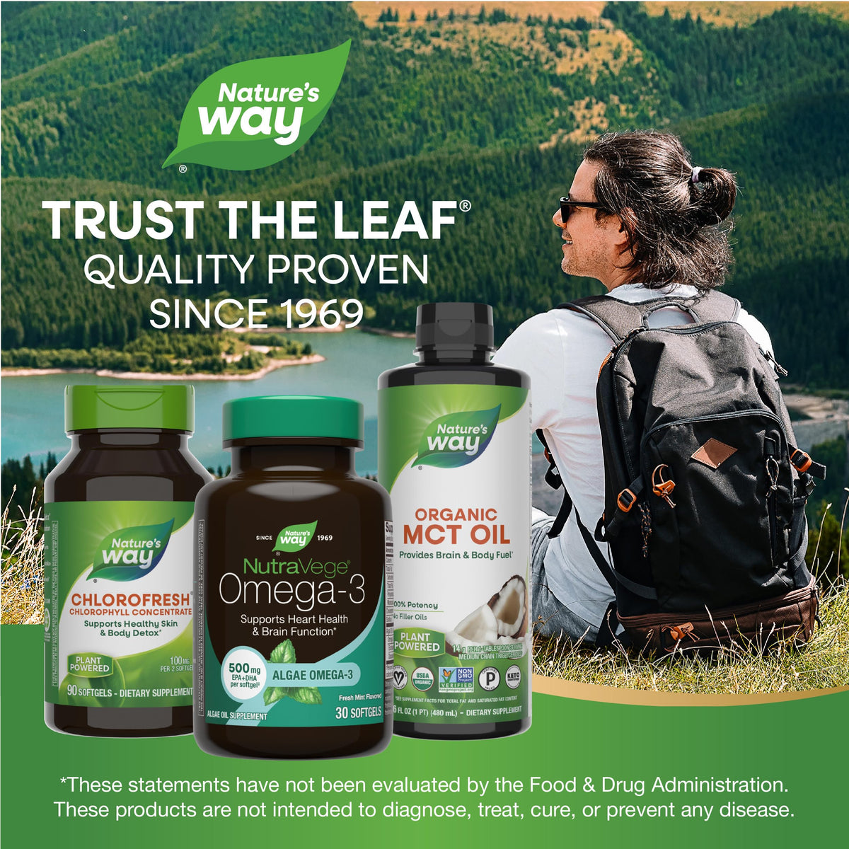 Nature's Way NutraVege Omega-3 Vegan product details