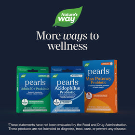 Nature's Way Pearls Complete Probiotic gélules molles en gros plan