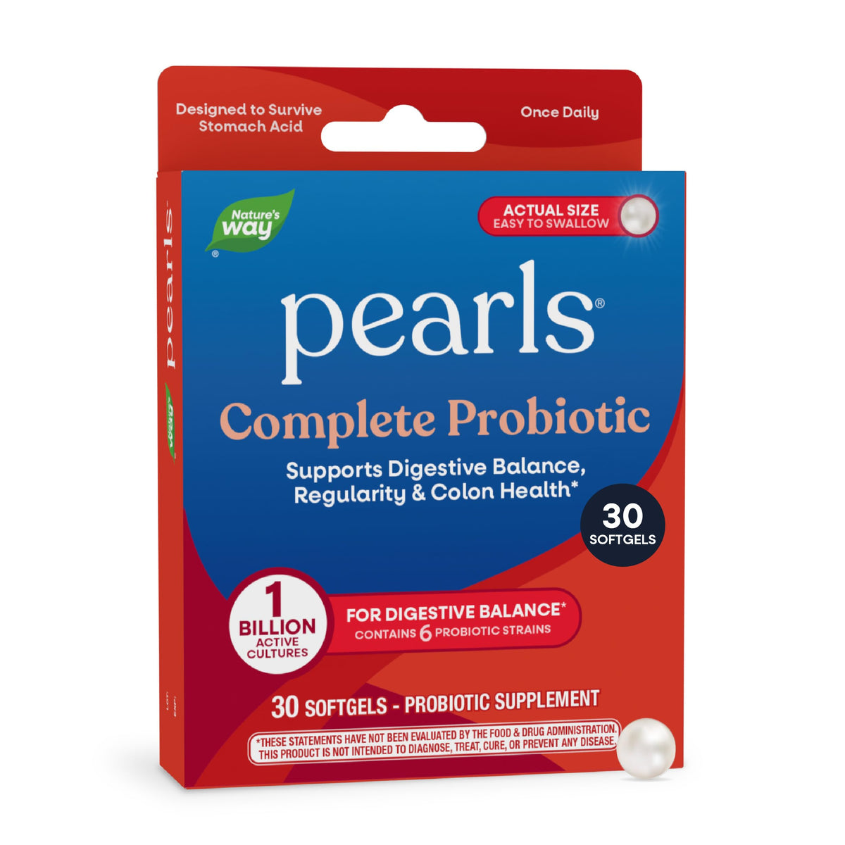 Nature's Way Pearls Complete Probiotic gélules vue de face