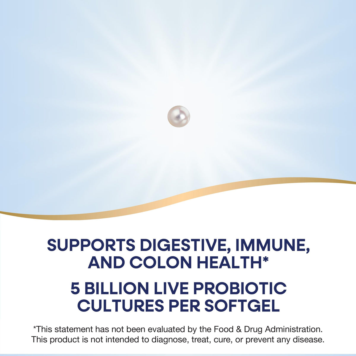 Nature's Way Pearls Elite Probiotic, gélules sur fond blanc