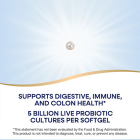Nature's Way Pearls Elite Probiotic, gélules sur fond blanc