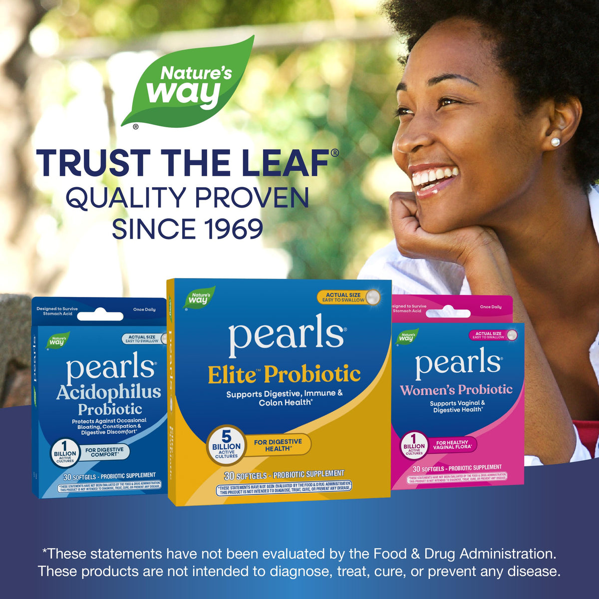 Nature's Way Pearls Elite Probiotic, informations nutritionnelles