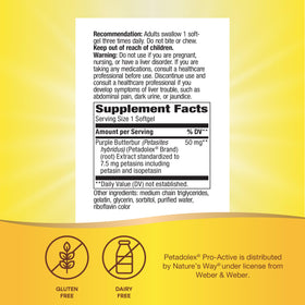 Nature's Way Petadolex Pro-Active capsules ouvertes