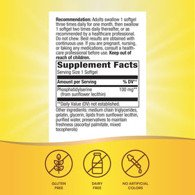Nature's Way Phosphatidylserine 100 mg, bouteille ouverte