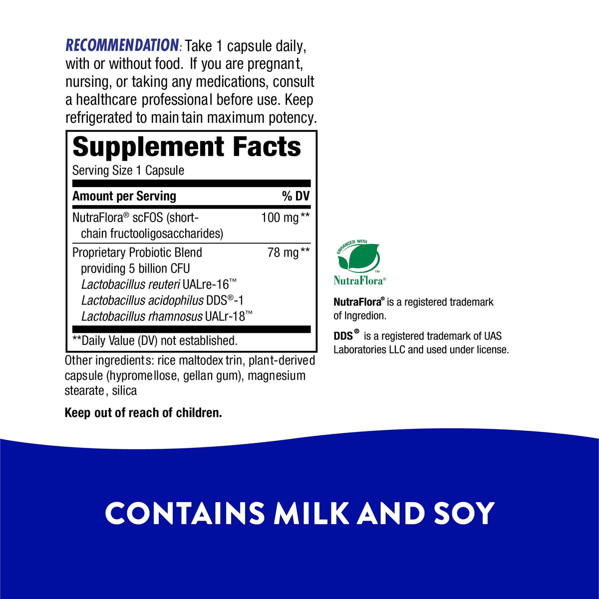 Nature's Way Primadophilus Bifidus Probiotique 90 Capsules avec d'autres compléments