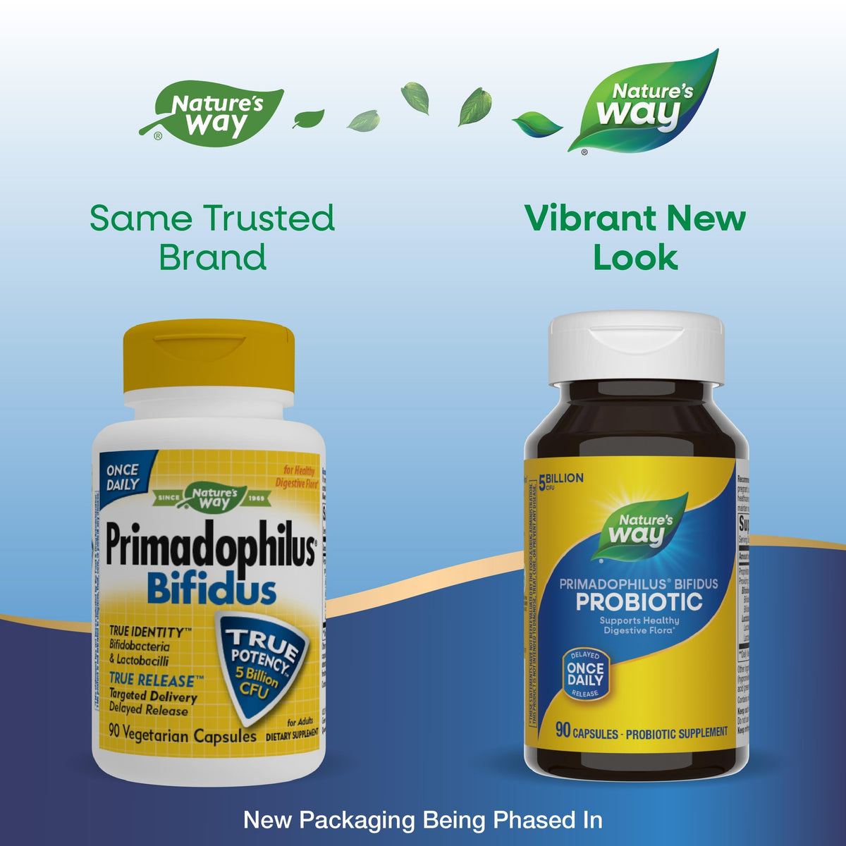 Nature's Way Primadophilus Bifidus Probiotique 90 Capsules côté